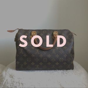 Louis Vuitton monogram speedy 30